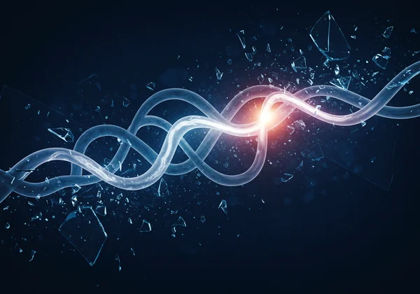 Abstract representation of addiction's complex nature.