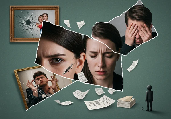 Kompulsif davranıştan kaynaklanan zarar görmüş ilişkiler ve stres