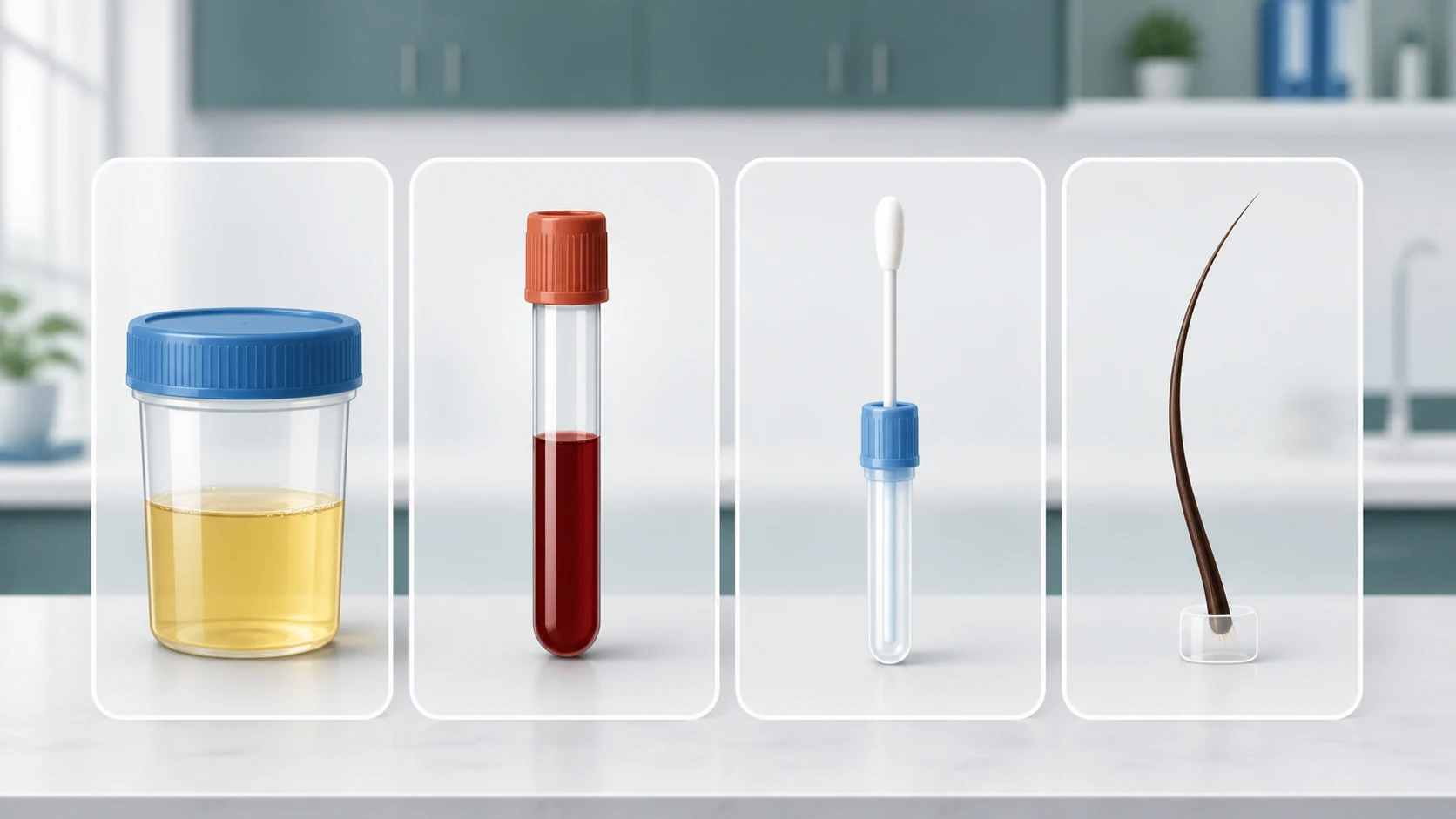 Drug test sample types